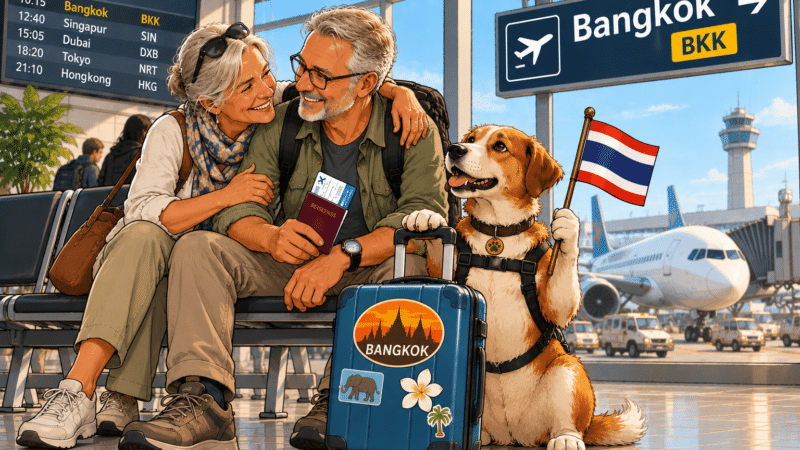 Haustiere nach Thailand mitnehmen: Einreise mit Hund oder Katze
